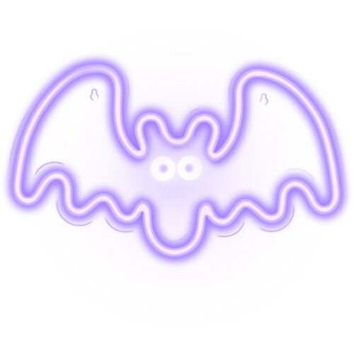 Neolia Neon LED luč stenska - netopir, (20969351) Cene