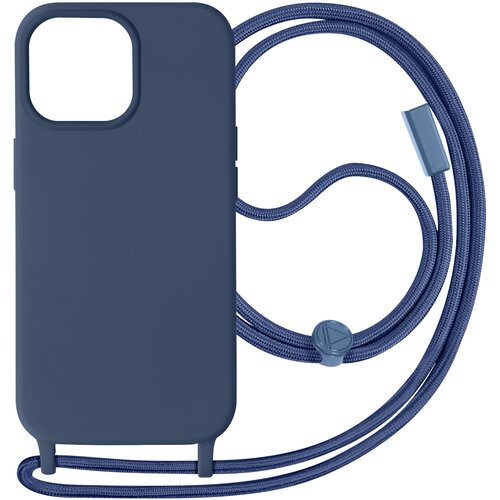 AVIZAR iPhone 15 Pro Max Semi-Rigid Cord Case, serija Corda - Midnight Blue, (20886235) Cene