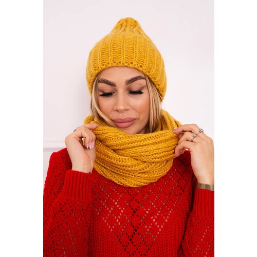 Kesi Women's set with strong ribs P100 yellow Cijene