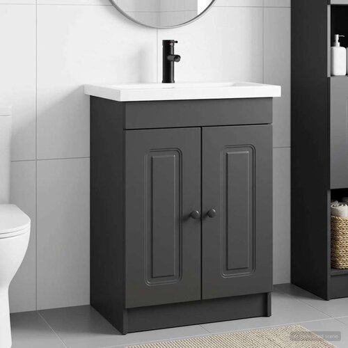  Set namještaja za kupaonicu Crna 78,5 x 37,5 x 81 cm Cene