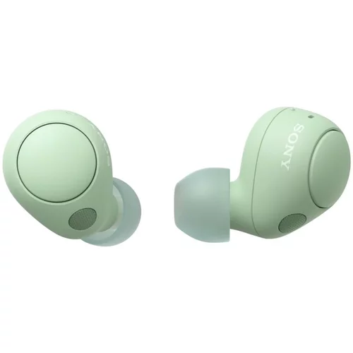 Sony brezžične slušalke, zelene WFC700NG.CE7