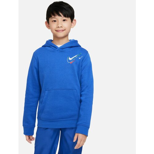 Nike B NSW SOS FLC PO HOODIE BB, duks za dečake, plava DX2295 Slike