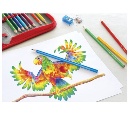  BOJE DRVENE 12BOJA TROKUTASTE FABER-CASTELL 116512 BLISTER Slike