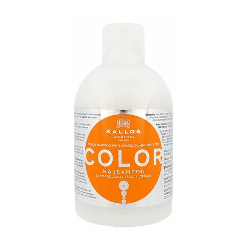 Kallos Cosmetics color šampon za barvane lase 1000 ml za ženske
