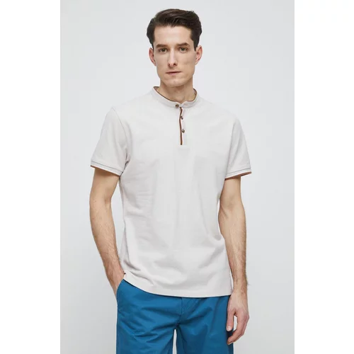 Medicine Polo majica za muškarce, boja: bež, glatki model
