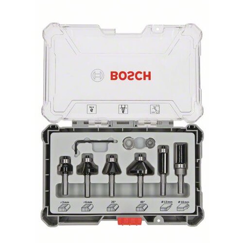 Bosch set glodala, 6 komada, Trim&Edging držač od 6 mm 2607017468 Slike