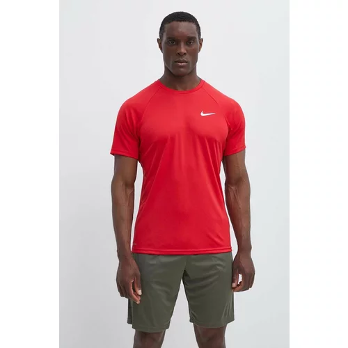 Nike Majica kratkih rukava za trening boja: crvena, bez uzorka