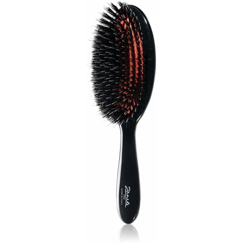 Janeke Black Line Professional air-cushioned brush ovalna krtača za lase 22,5 cm
