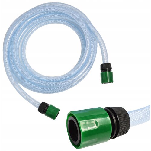 Rosfix Sesalna Cev 10 M 1/2" &ndash; Prosojen Ojačan PVC, 21 Bar | 2 Hitri Spojki Za Visokotlačne Čistilnike, (5000222963) Cene