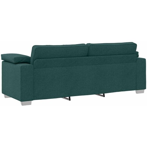 SOFA 3 pcs Tamnozelena 219 x 80 x 82 cm Platnasta tkanina Slike