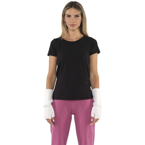 Leone 1947 Majice s kratkimi rokavi Woman T-Shirt Short Sleeves Never Without Črna Cene