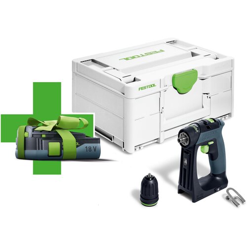 Festool Akku-vijcani odvijac CXS 3,0 3,0 18-Basic- uklj. Ah bateriju, Systainer i brzu steznu glavu za bušilicu, 578063 Cijene