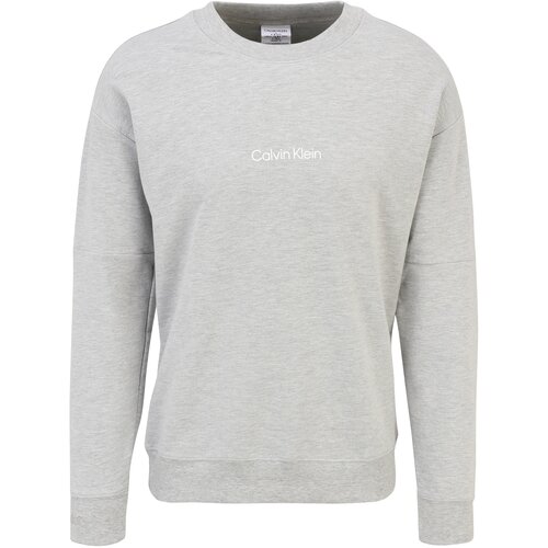 Calvin Klein Sweater majica svijetlosiva / bijela Slike