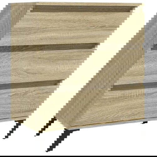 Maison Chic Komoda - Predalnik sonoma hrast 60x35x70 cm inženirski les, (21717967) Slike