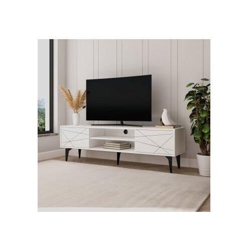 Hanah home TV komoda Brendon, 160x48,2x39,6 cm, Bijela Cene
