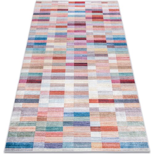 RugsX Preproge ANDRE 2295 pralna preproga Črte proti drsenju 80x150 cm Rožnata Cene
