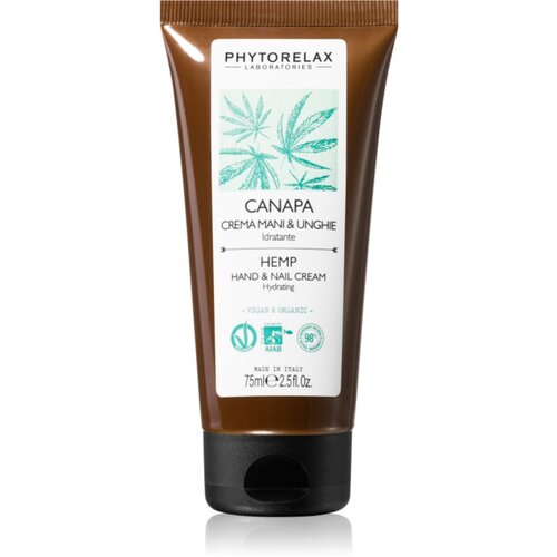 Phytorelax Laboratories Hemp vlažilna krema za roke in nohte 75 ml Slike