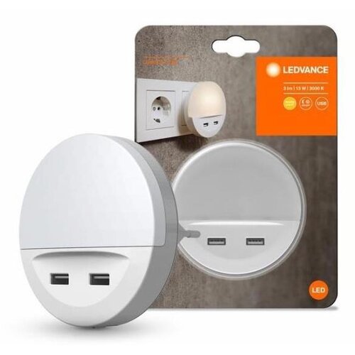 Osram nocno svetlo lunetta + 2 x usb port 112196 Slike
