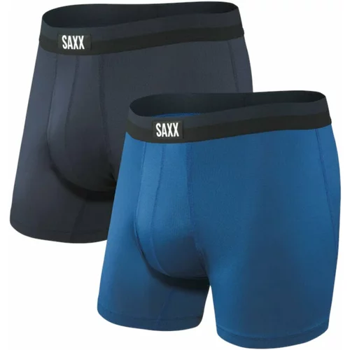 SAXX Sport Mesh 2-Pack Boxer Brief Navy/City Blue S