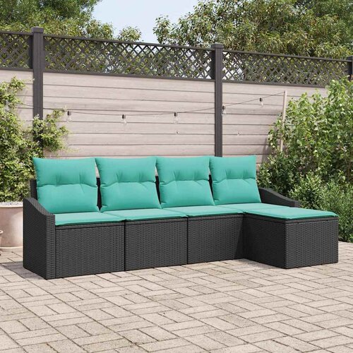  Set sofe 5 kom. Crna poliratan 233 x 117 x 85 cm Cene