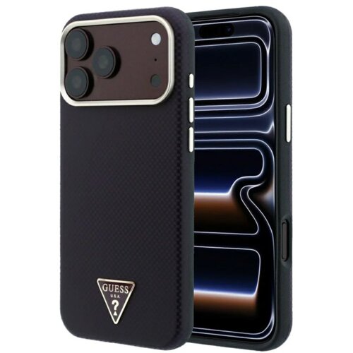 SAS CG MOBILE Maska Guess Kevlar Triangle Logo MagSafe za iPhone 17 Pro Max / 18 Pro Max burgundy Cene