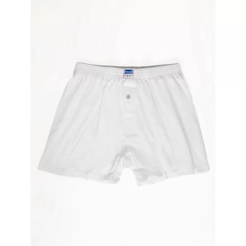 Fashion Hunters Men´s white boxer shorts