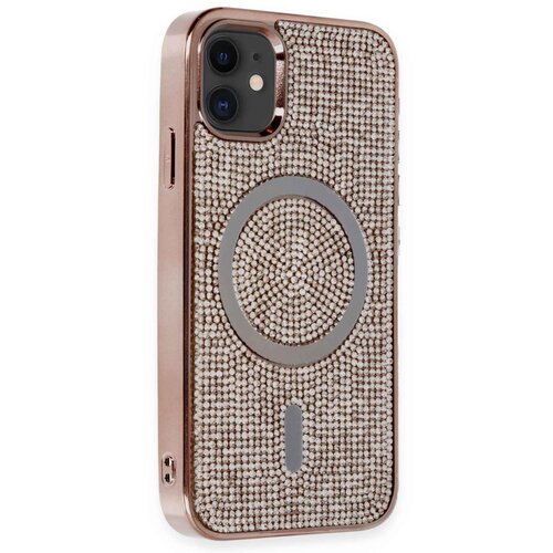 futrola diamond magsafe iphone 15 (6.1) roze gold Slike