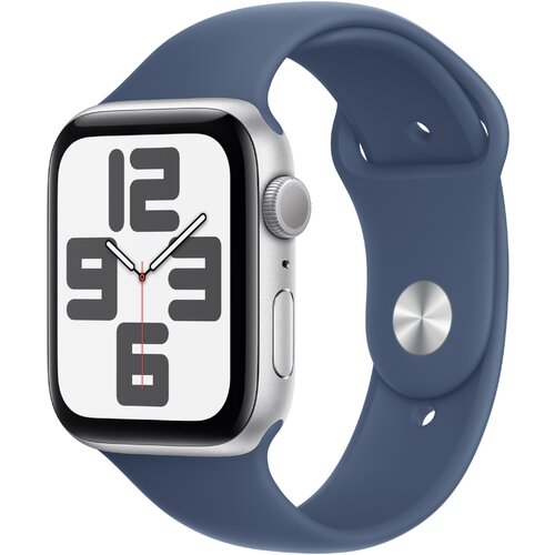 Apple watch se (2024) 40mm gps silver alu case/denim sport band s/m, (mxec3qv/a) Cene
