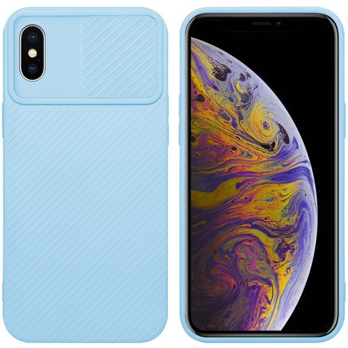 Cadorabo Ohišje, združljiv z Apple v Bonbon Light Blue - Zaščitni pokrov, narejen iz fleksibilnega silikona TPU in z zaščito pred kamero, (20596355) Cene