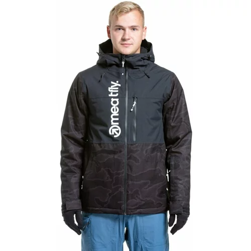 Meatfly Manifold Mens SNB and Ski Jacket Morph Black S