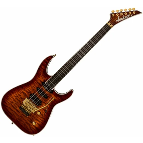 Jackson Pro Plus Series Soloist SLA3Q EB Amber Tiger Eye