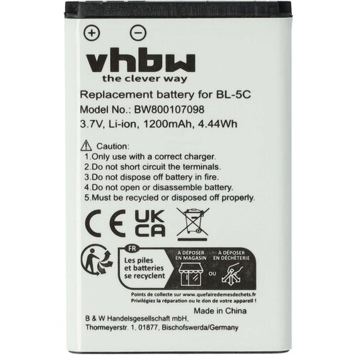VHBW Baterija za Shoretel IP930D, 1200 mAh Slike