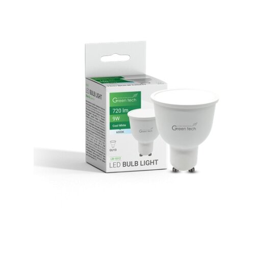 Greentech gu10 9w 6000k ip20 sanan chip led sijalica ( LB-1012 ) Cene