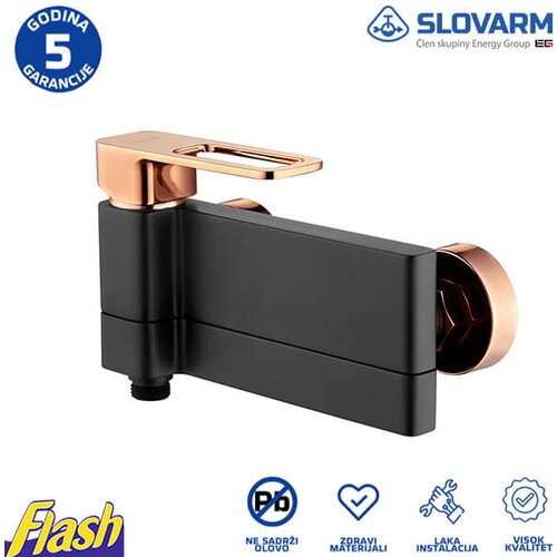 Slovarm Slavina za kadu CRNO BRONZANA - Slovarm 481266 Slike