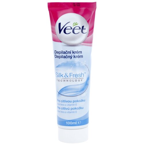 Veet Silk & Fresh Sensitive Skin krema za depilaciju nogu za osjetljivu kožu aloe vera i vitamin E 100 ml Cijene