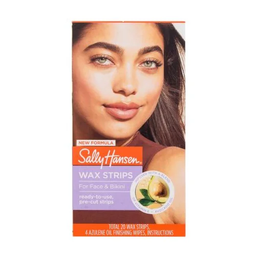 Sally Hansen Wax Strips For Face & Bikini izdelki za depilacijo 20 kos za ženske