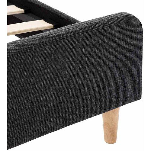  Okvir za krevet od jute tamnosivi 180 x 200 cm - Tamno siva 180 x 200 cm Slike