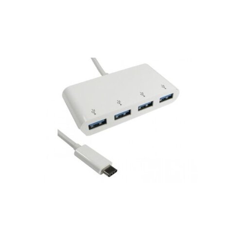 E-green Usb hub usb3.1 tip c - 4 port usb3 with usb-c power ( 57394 ) Slike