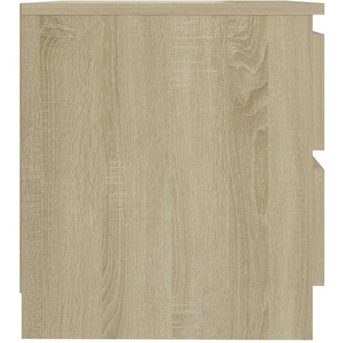  Noćni ormarići 2 kom boja hrasta 50 x 39 x 43 5 cm od iverice Slike
