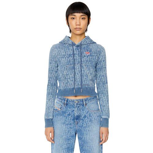 Diesel Sweatshirt - D-ANGY-HOOD-NE SWEAT-SHIRT blue Slike