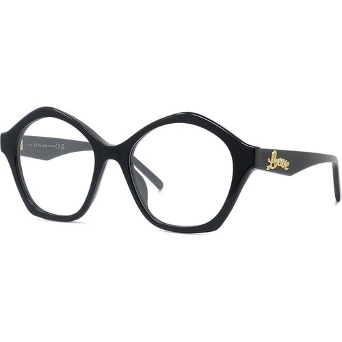 Loewe Curvy Black Geometric Eyeglasses - ONE SIZE (51) Slike