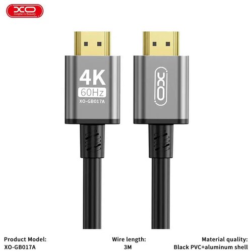 XO HDMI kabl V2.0 4K60Hz GB017A 3m Cene