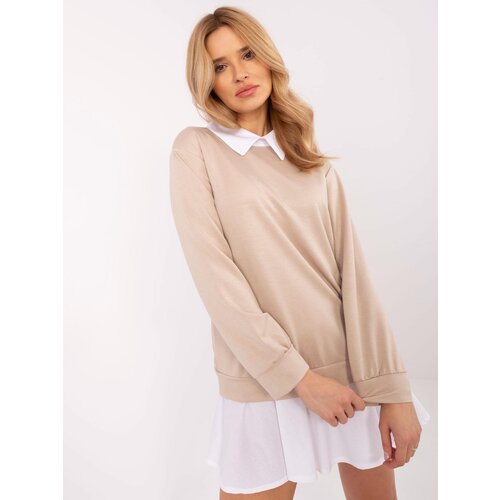 Italy Moda Blouse-MI-BZ-A5997.49-beige Slike