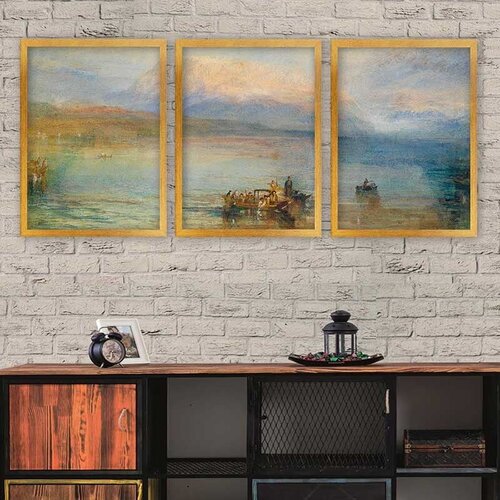 Wallity Set uramljenih slika 3AC_UN54424, 3 Dela Cene