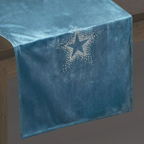 Eurofirany Unisex's Tablecloth 354682 Navy Blue Slike