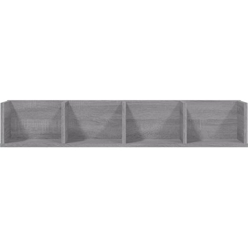  Zidna polica za CD-ove boja hrasta sonome 100x18x18 cm drvena Slike