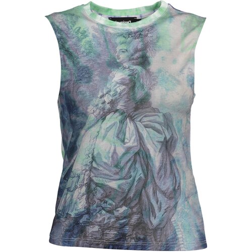 Desigual TANK TOP WOMAN LIGHT BLUE Slike