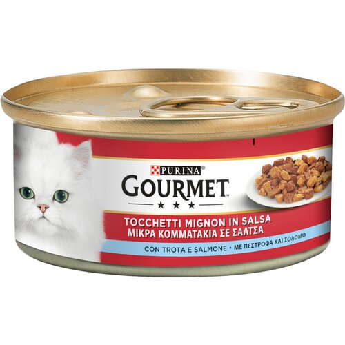 Gourmet mokra hrana 24 x 195 g - Losos i pastrva Cijene