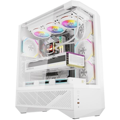 Darkflash RAČUNALNIŠKO OHISJE Z ARGB VENTILATORJI 4 KOS DY460 BELA, (5000347618) Cene