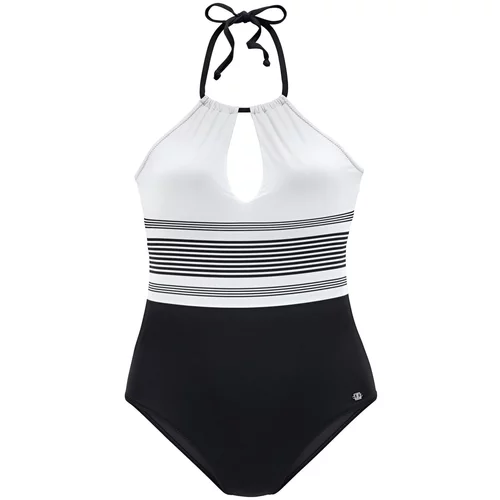 JETTE Jednodijelni kupaći kostim 'Macy' crna / bijela